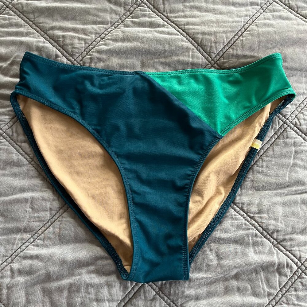 Summersalt Diagonal Mid Rise Bottom (Seaglass & Seaweed)